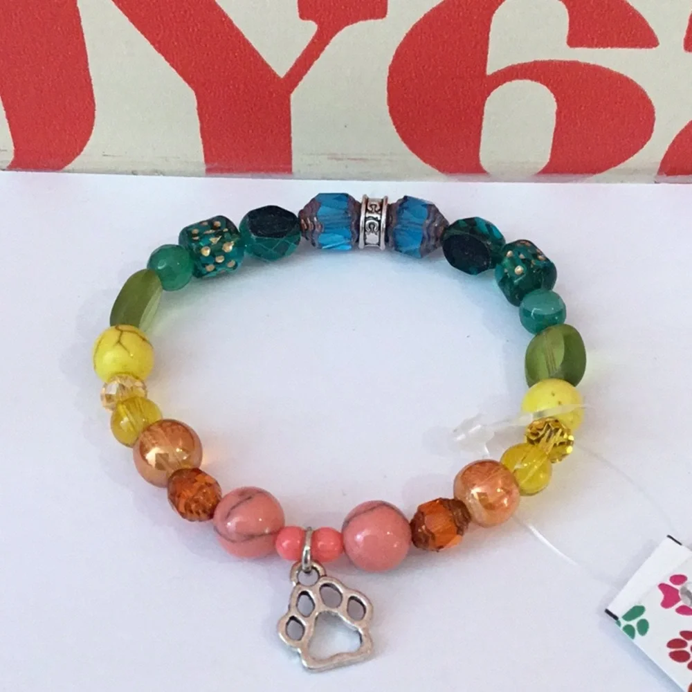 Chavez for Charity Dog Charm Bracelet, NEW WITH TAGS